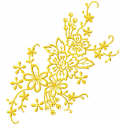 Flowers And Tree Embroidery Design 8 Flowers And Tree Embroidery Design 8